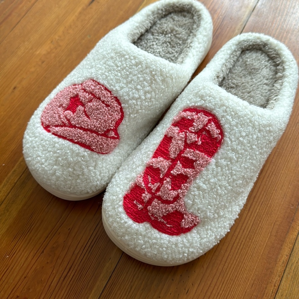 Brand new slippers,Cowboy Hat Cowboy boot